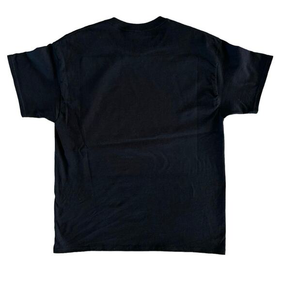 Sports Mom Sideline Cheerer Full Heart Large Women’s Black T-Shirt Short Sleeve - Picture 4 of 7